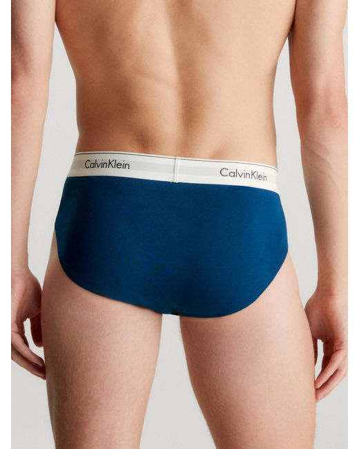 Calvin Klein Gray 3 Pack Briefs - Modern Cotton for men