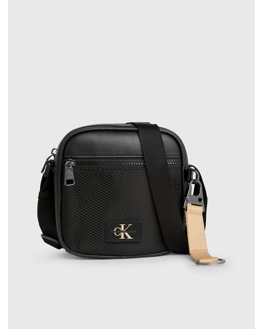 Calvin Klein Black Square Crossbody Bag for men