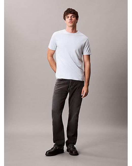 Calvin Klein T-Shirt Aus Pima-Baumwolle in White für Herren