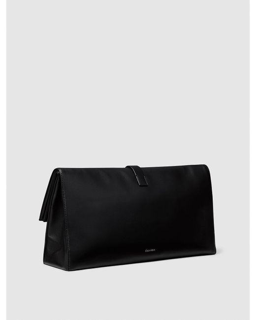 Calvin Klein Black Leather Clutch