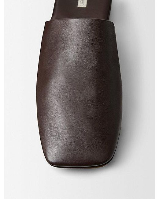 Calvin Klein White Hugh Leather Slipper for men