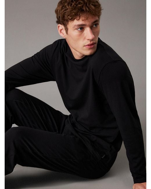 Calvin Klein Black Pants Pyjama Set for men