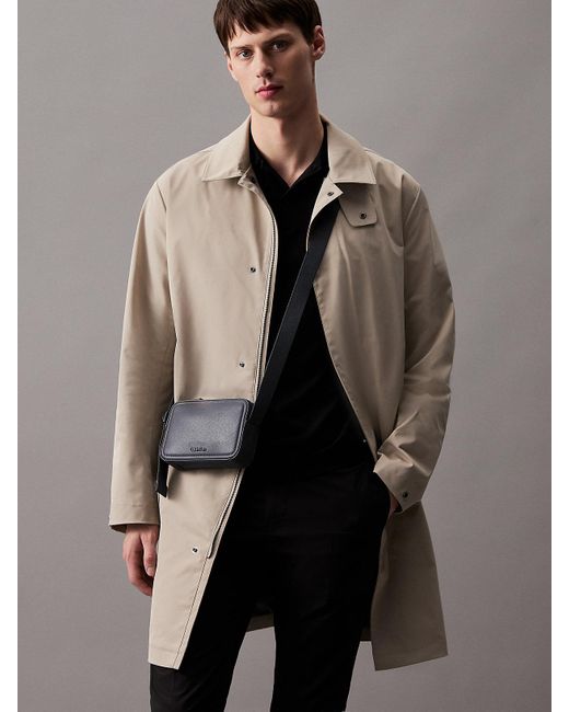 Calvin Klein Gray Small Crossbody Bag for men