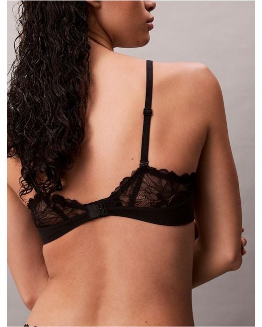 Calvin Klein Black Lightly Lined Full Coverage Bra