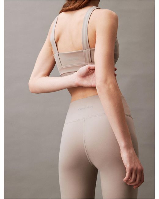 Calvin Klein Brown Performance Embrace High Waist Flared Pants
