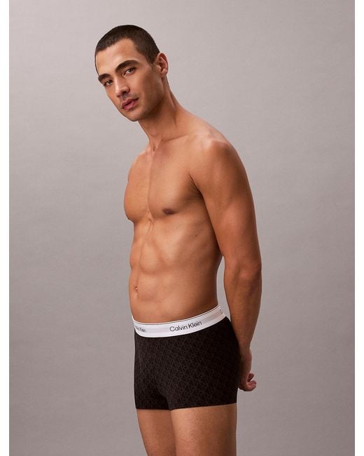 Calvin Klein Brown 3 Pack Trunks for men