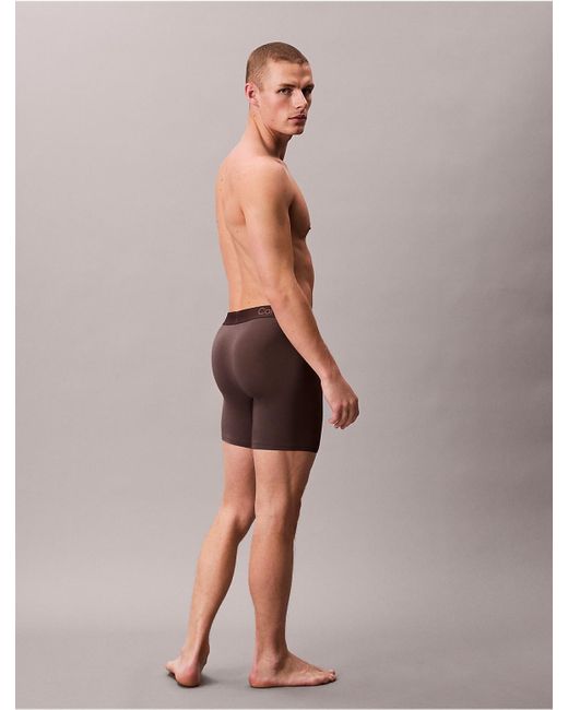 Calvin Klein Gray Ultra Soft Modal 3-Pack Boxer Brief for men