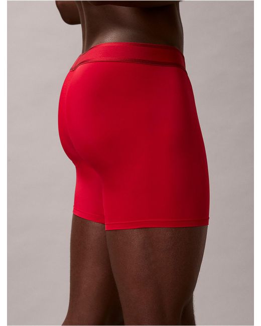 Calvin Klein Red Tonal Logo Boxer Brief for men