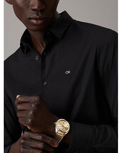 Calvin Klein Sunray Wijzerplaat Armbandhorloge in het Metallic voor heren