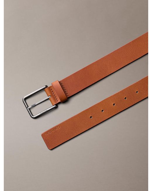 Cintura di Calvin Klein in Brown da Uomo