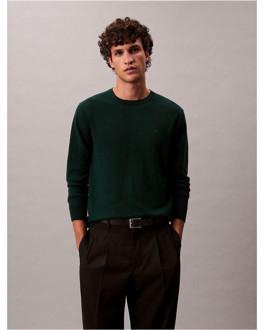 Calvin Klein Multicolor Merino Wool Classic Sweater for men
