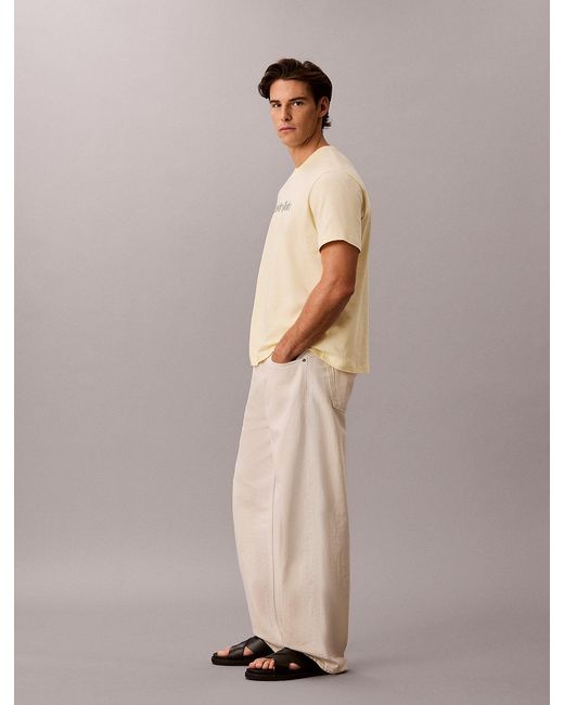 Calvin Klein Natural Relaxed Logo T-Shirt for men