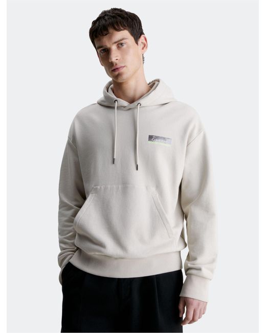 Calvin Klein Future Graphic Hoodie in Grey for Men | Lyst Canada