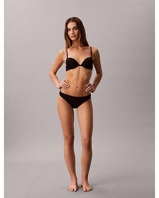 Calvin Klein Push-Up Bikinitop in het Brown