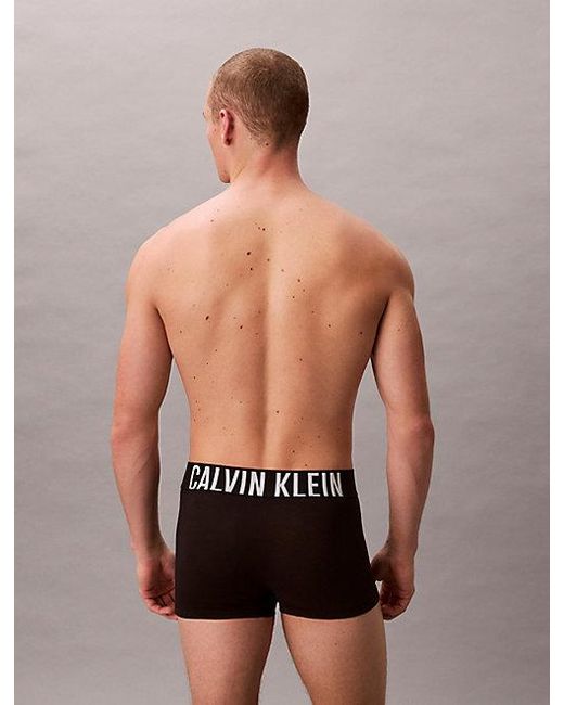 Calvin Klein Black Calvin Klein 3 Pack Intense Power Trunks for men