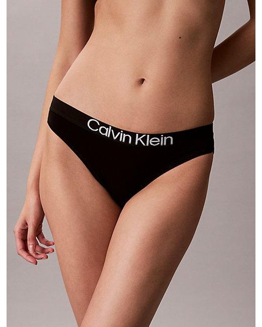 Calvin Klein Maximum Cotton Slips in het Brown