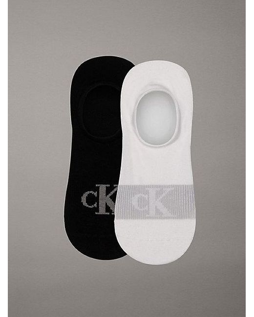 Calvin Klein 2Er-Pack No-Show-Socken in Black für Herren