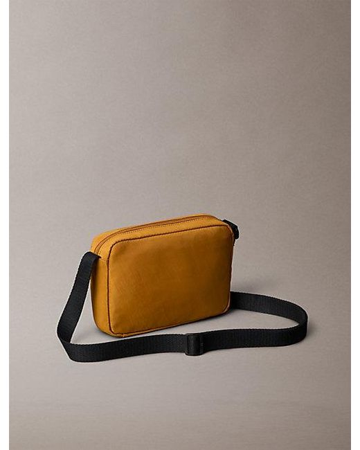 Calvin Klein Metallic Bold Logo Nylon Camera Bag for men