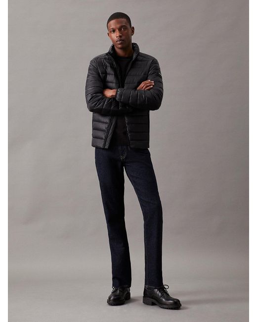 Calvin Klein Blue Lightweight Puffer Jacket for men