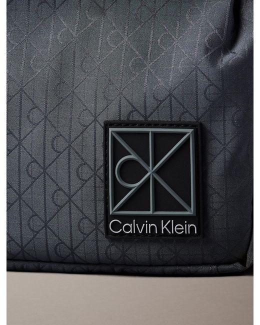 Calvin Klein Blue Water-Repellent Crossbody Camera Bag for men