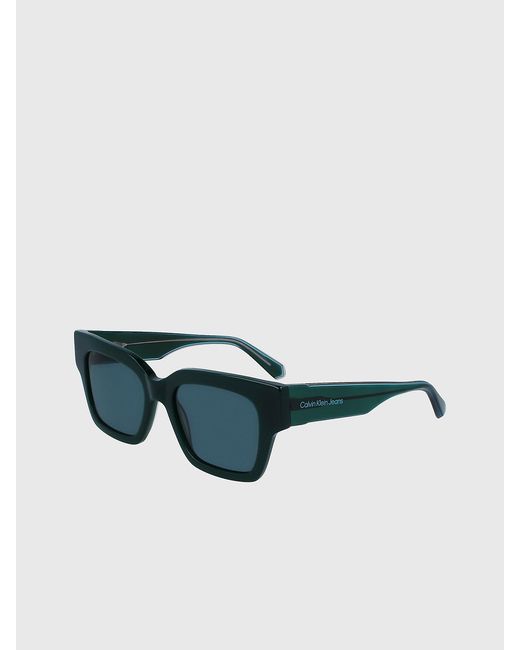 Calvin Klein Blue Rectangle Sunglasses Ckj23601S