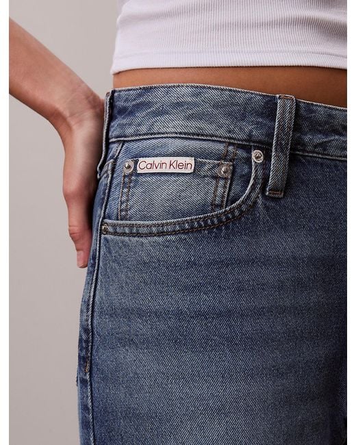 Jeans Barrel Leg di Calvin Klein in Blue