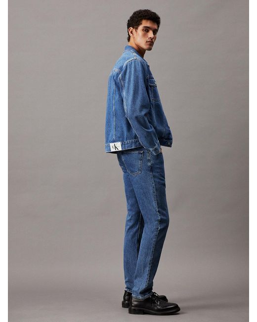 Calvin Klein Blue Authentic Straight Jeans for men