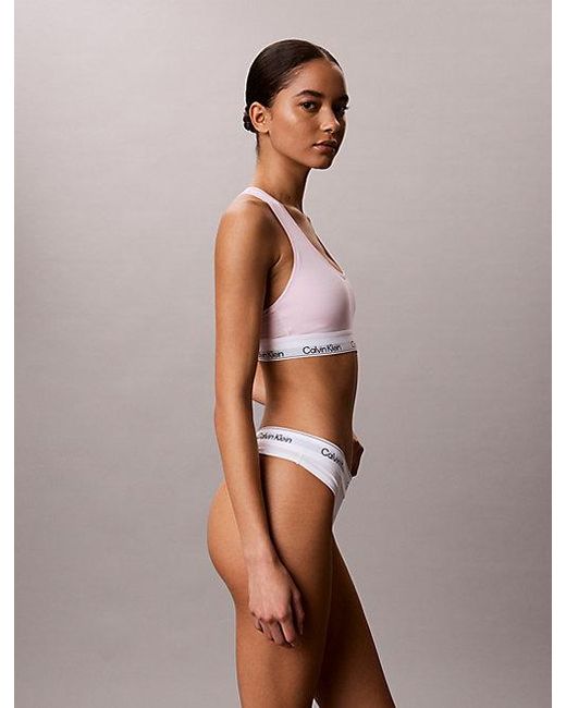 Calvin Klein 2-Pack Bralette in het Purple