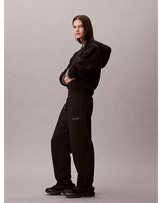 Calvin Klein Black Sport French Terry Joggers
