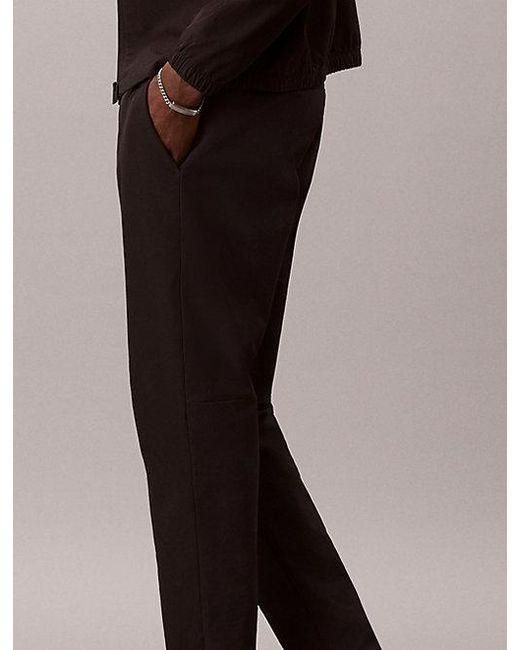 Calvin Klein Black Sport Quick Dry Travel Gym Trousers for men