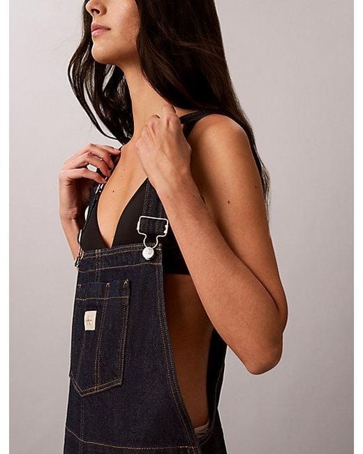 Calvin Klein Black Jeans 90S Straight Denim Dungarees