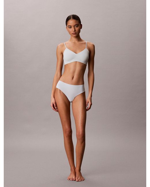 Calvin Klein White Hipster Panty