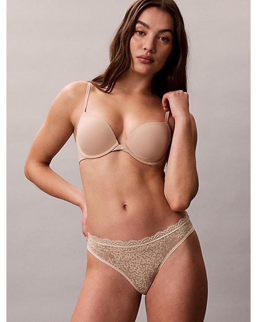 Calvin Klein 3-Pack Strings in het Gray