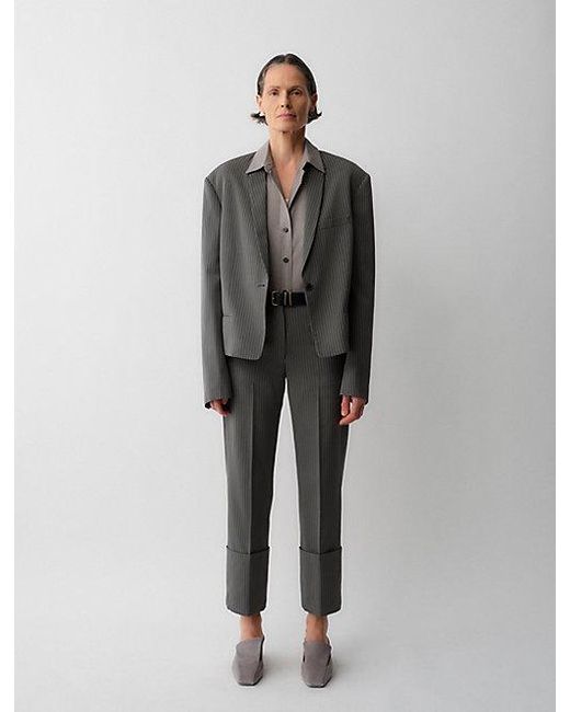 Calvin Klein Gray Cordelia Jacket