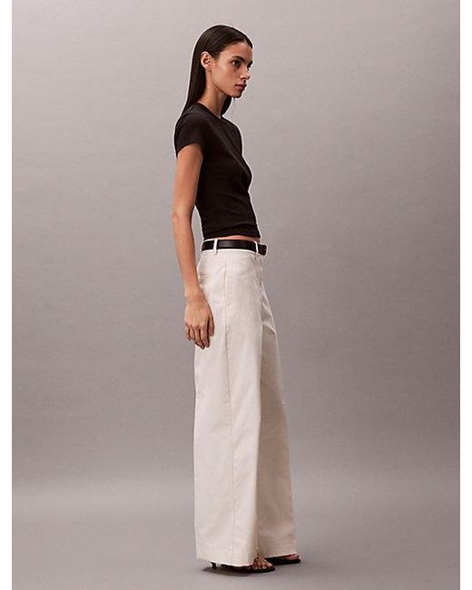 Calvin Klein Multicolor Jeans Baggy Chino Pants