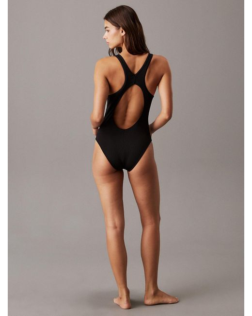 Maillot De Bain Dos Nageur Calvin Klein en coloris Black