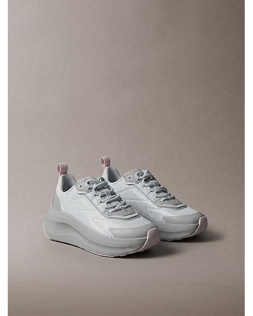 Calvin Klein Gray Ck Volumax Chunky Runner Trainers