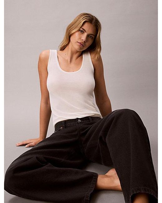 Calvin Klein Black Jeans Relaxed Barrel Jeans