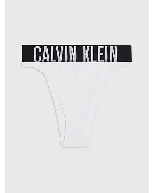 Calvin Klein Black Slip mit hohem Beinausschnitt - Intense Power
