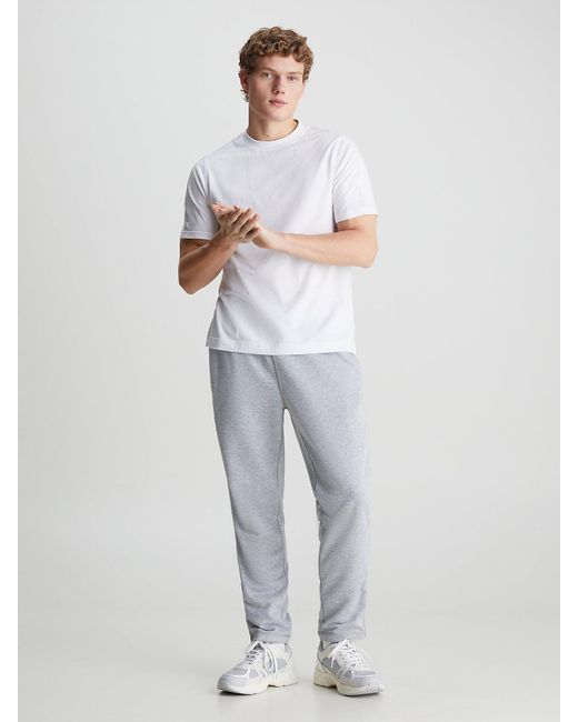 Calvin Klein Gray French Terry Joggers for men