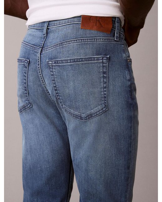 Calvin Klein Blue Slim Tapered Jeans for men