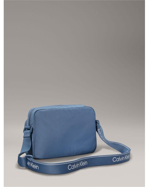 Calvin Klein Blue Ck Sport Crossbody Camera Bag for men