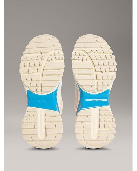 Calvin Klein Suède Sneakers in het Metallic