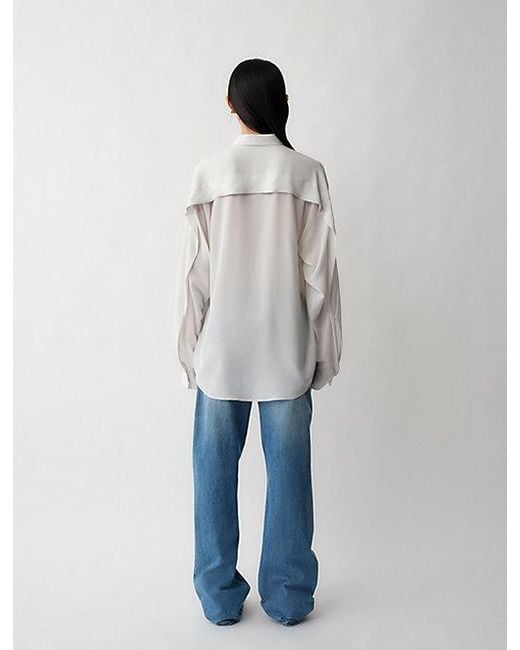 Calvin Klein Blue Amari Button-Down Shirt