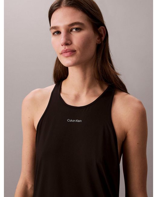 Calvin Klein Brown Tech Tank Top