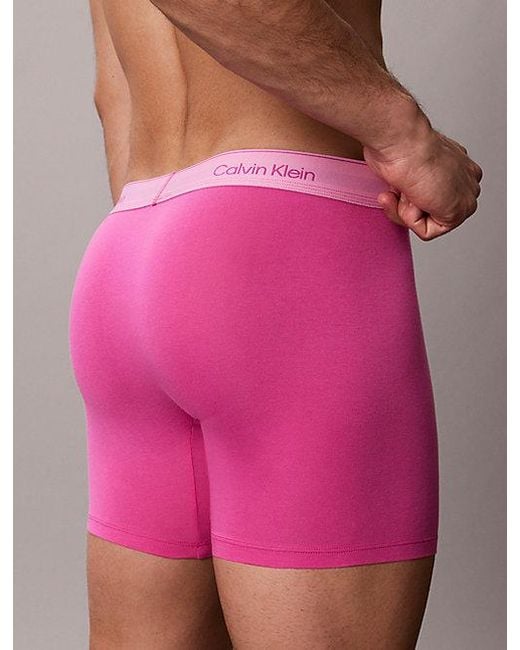 Calvin Klein 5-Pack Boxer Briefs in het Blue voor heren