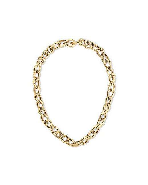 Calvin Klein Metallic Sculptural Link Necklace