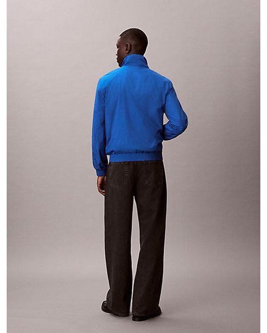 Calvin Klein Blue Jeans Technical Zip Up Jacket for men