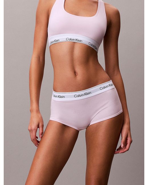 Boxer Calvin Klein en coloris Pink