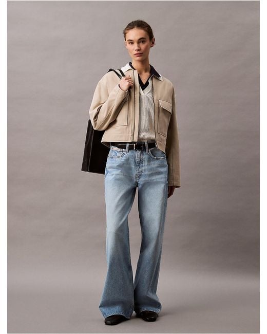 Calvin Klein Natural Calvin Klein Utility Canvas Jacket